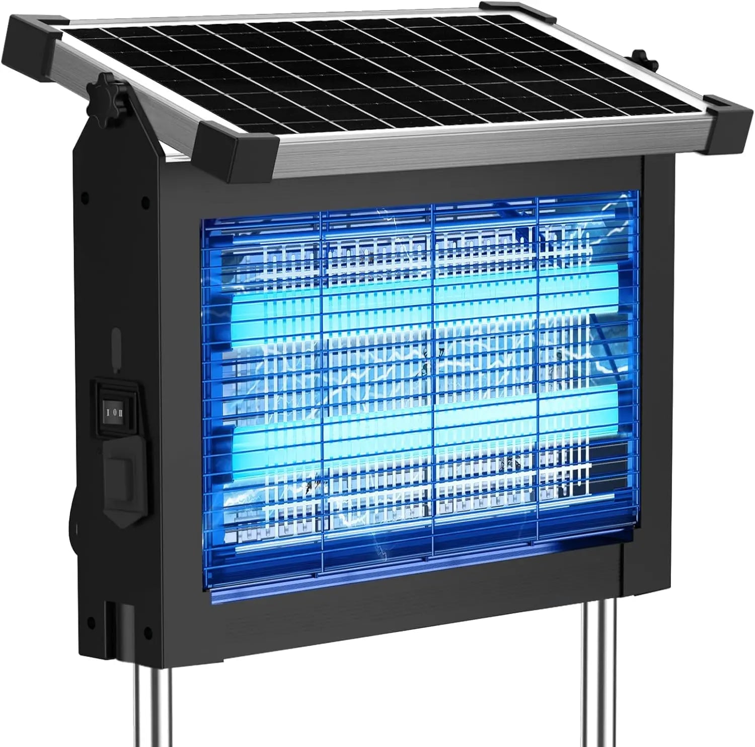 SolarZap Pro – Solar Powered Waterproof Bug Zapper for Outdoor Mosquito & Insect Control WhirlMist
