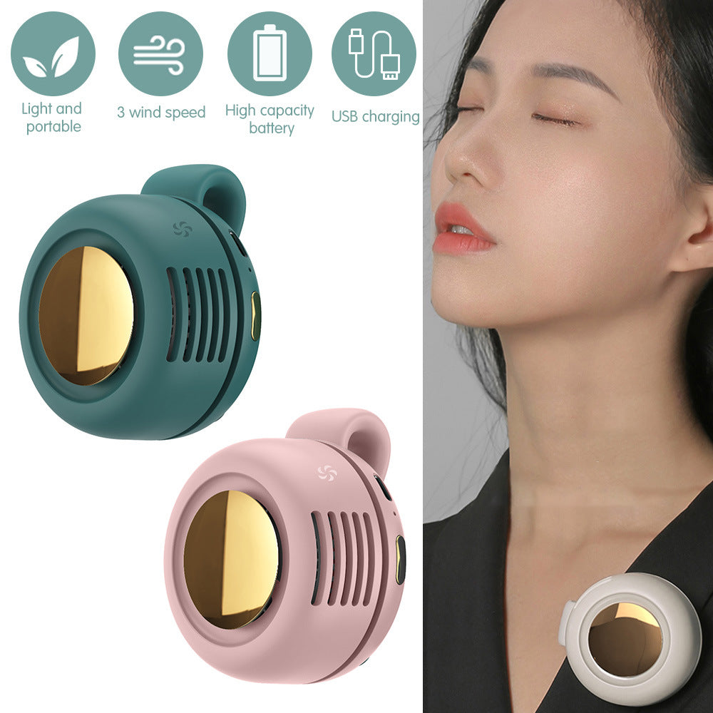 Portable Fan – Wearable & Silent Cooling WhirlMist