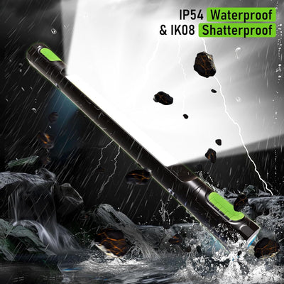 3000 LM Rechargeable Work Light Bar – 5200 mAh Battery • Magnetic Base • Dual Hooks • Under-Hood / Garage / Emergency Light