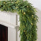 2 PCS 6 ft Christmas Cedar Garland with Lights for Mantel & Table