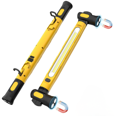 3000 LM Rechargeable Work Light Bar – 5200 mAh Battery • Magnetic Base • Dual Hooks • Under-Hood / Garage / Emergency Light